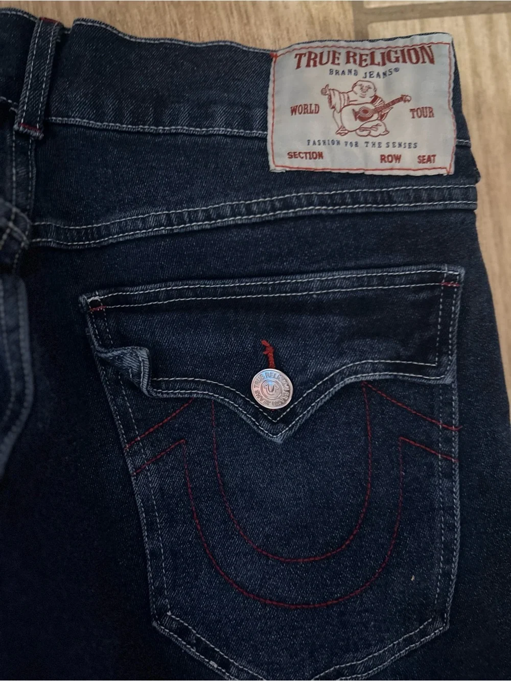 True Religion Dark Blue Men's Bootcut Jeans
